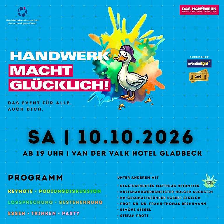Handwerk macht glücklich Party