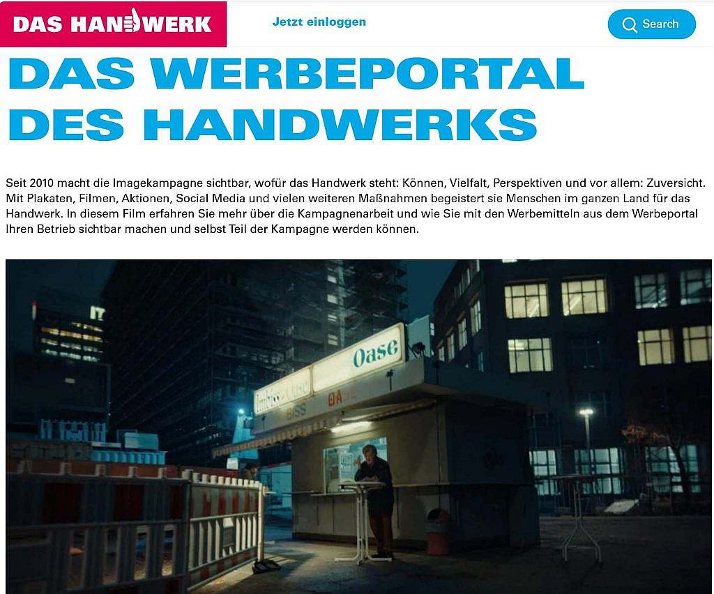 Aktuelles werbeportal handwerk